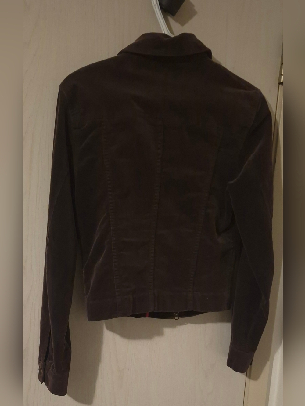 Esprit Brown Corduroy Zip-Up Jacket (S) - Picture 3 of 6
